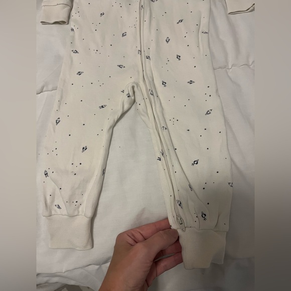 Pehr Organic Rocket Man Cotton Sleeper Pajamas Onesie - Picture 4 of 6